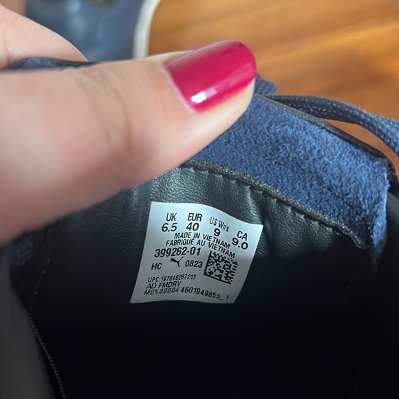 PUMA x Fenty Select Women’s Avanti L Fenty Leather Sneakers in Club Navy Size 9 - Picture 11 of 13